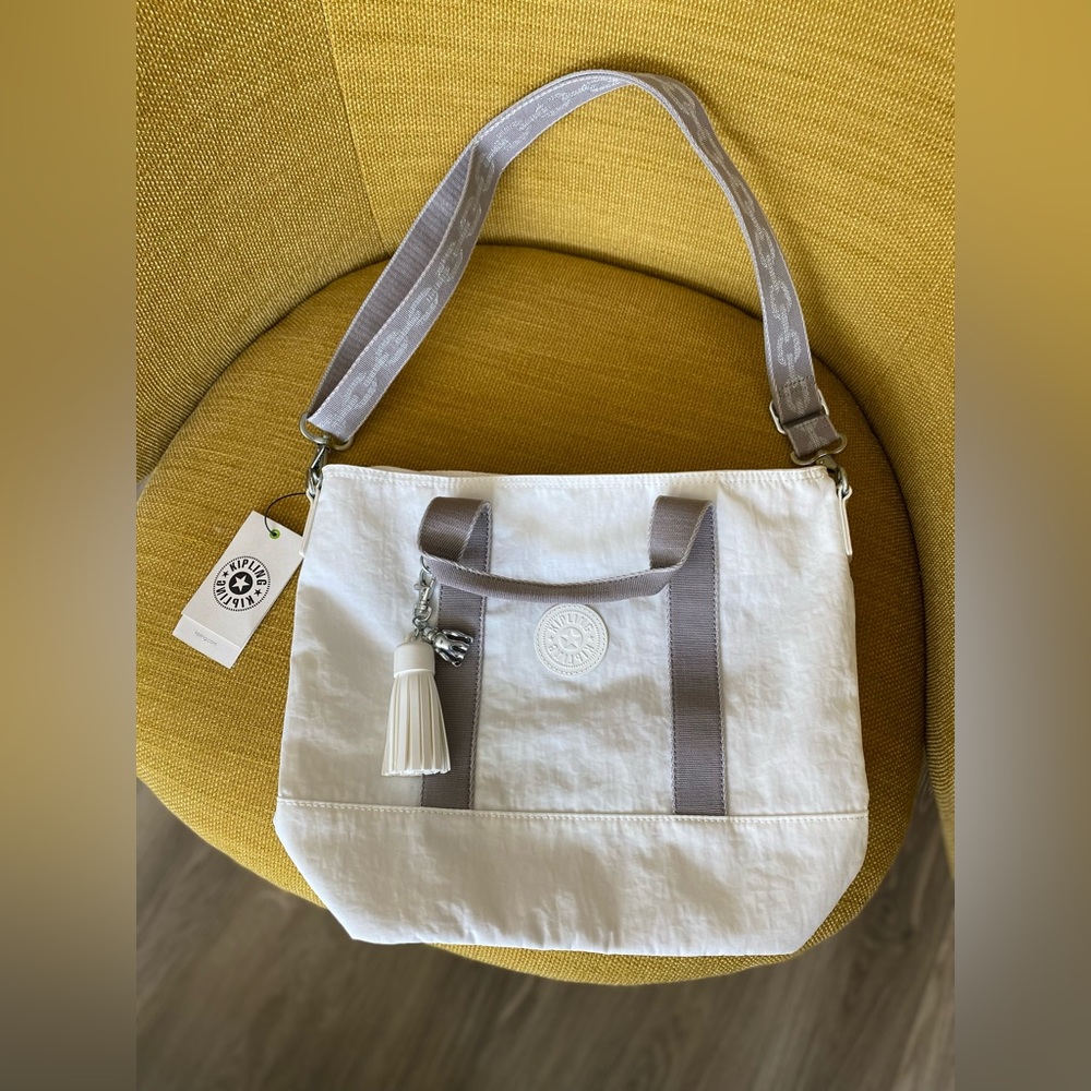 NWT Kipling Angel Alabaster Tote